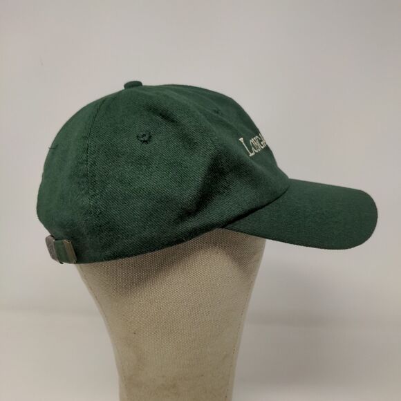Longaberger Men's Slideback Hat Cap Green Embroidered Logo Spell Out - Picture 6 of 10